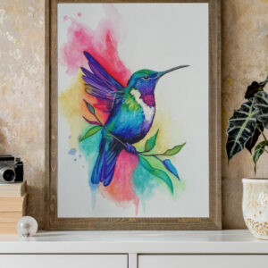 Colibrí de colores